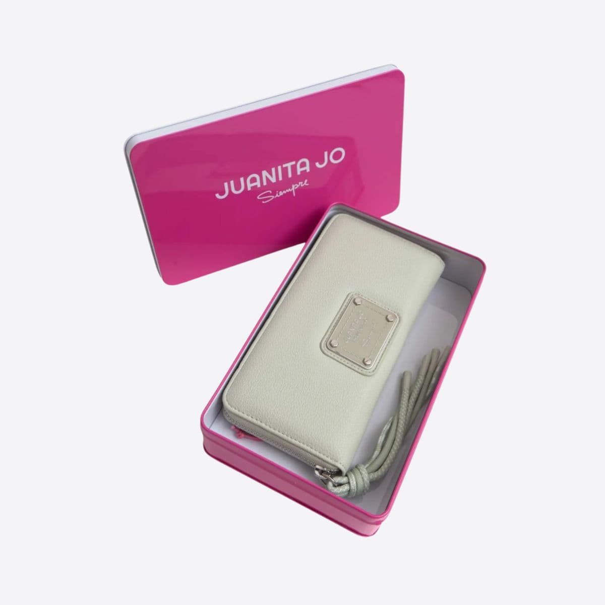 Billetera Grande Juanita Jo Tiracierre De Cordones