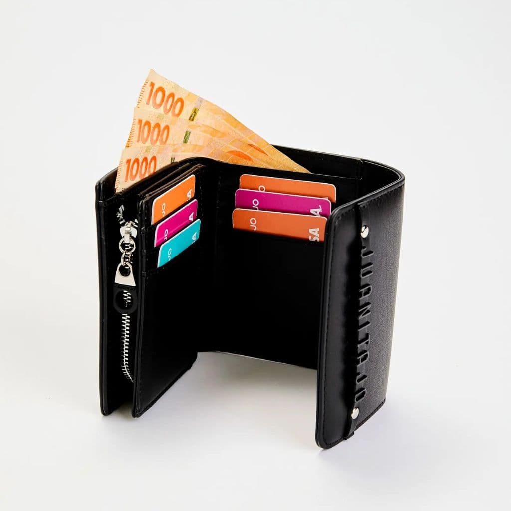 Billetera Chica con aplique de Juanita Jo